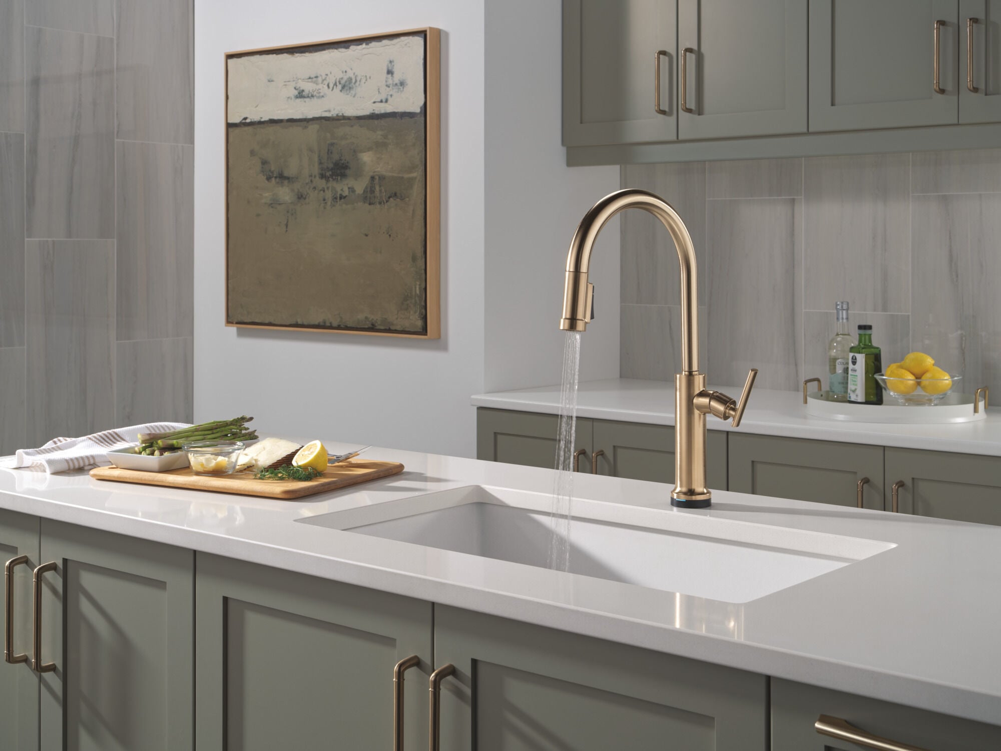 Touch2O® Technology Kitchen Faucet with Touchless Technology in