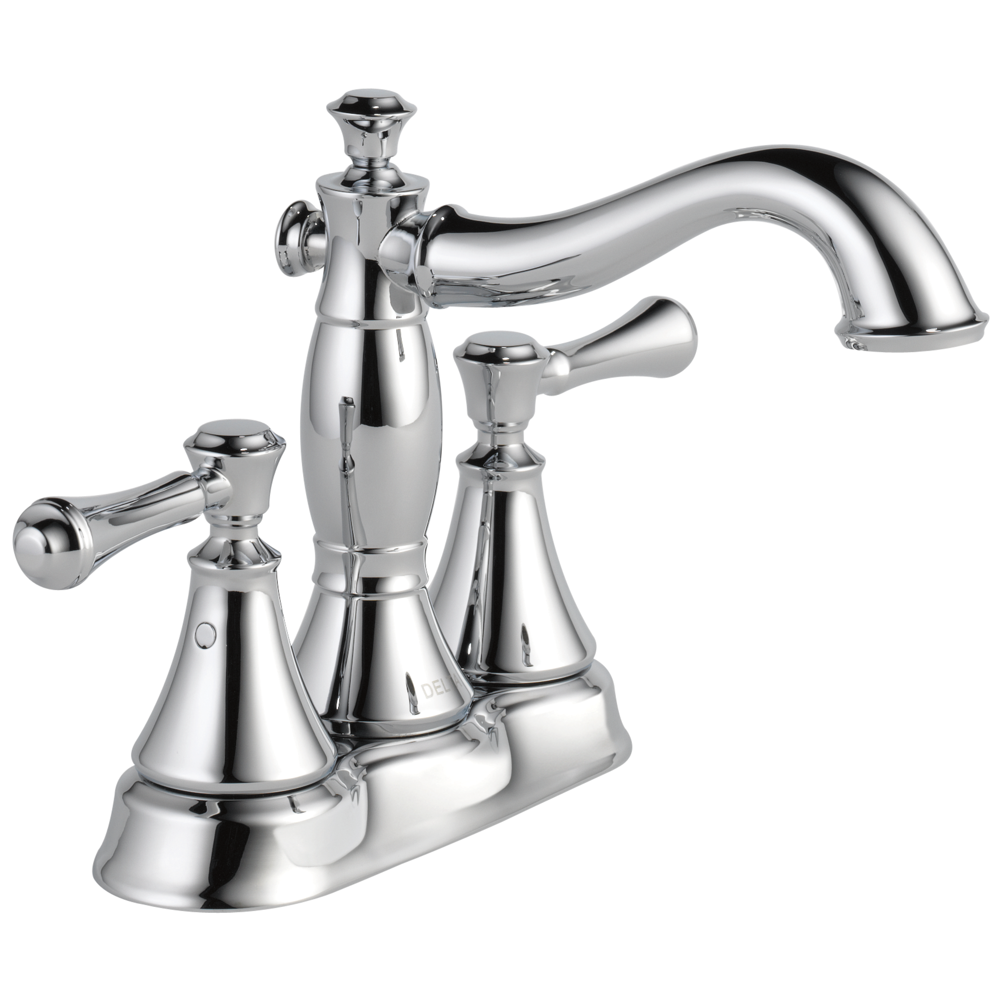 Delta Faucet CassidyE Two Handle Centerset Bathroom Faucet - Metal Pop-Up - Chrome