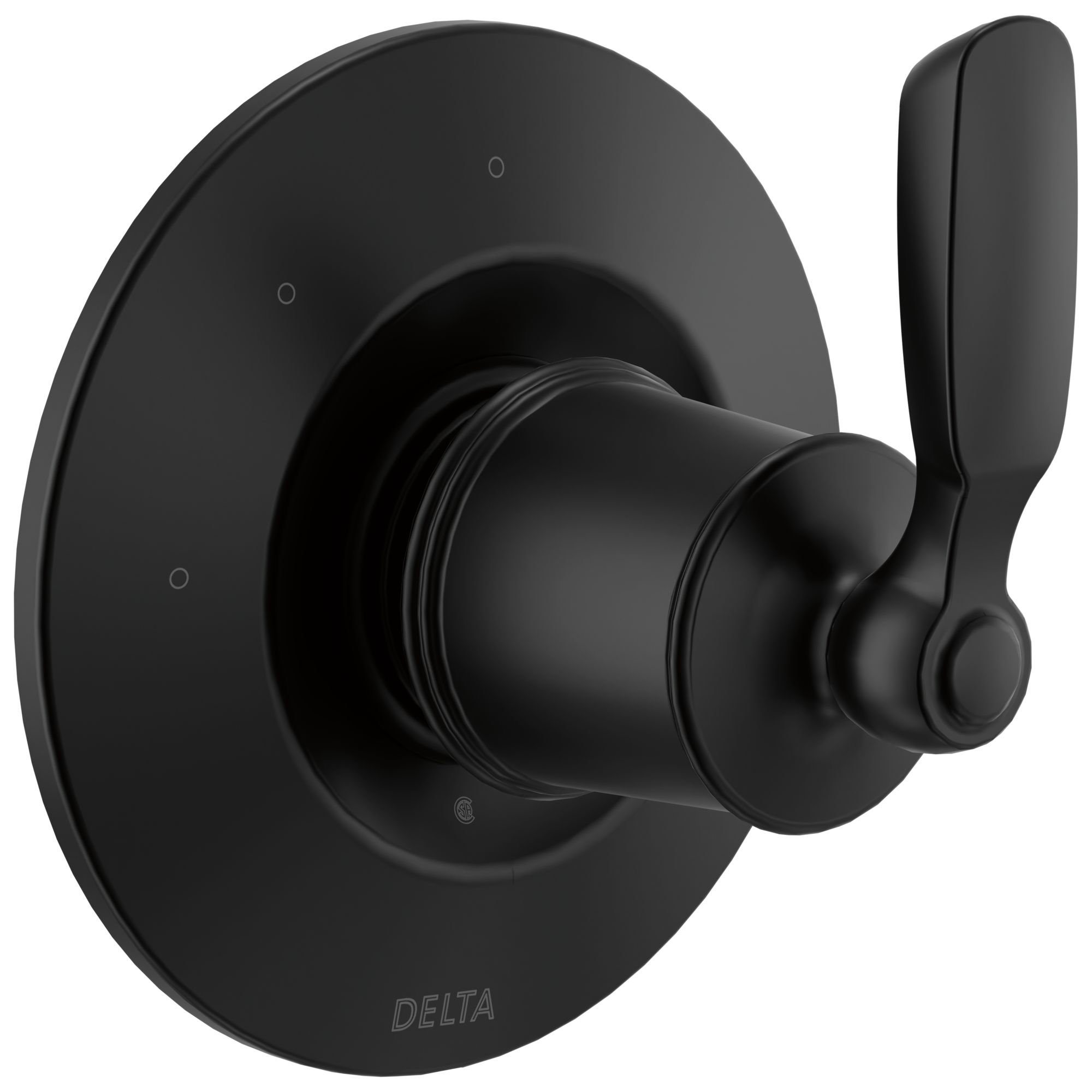 Delta Faucet Woodhurst 3-Setting 2-Port Diverter Trim - Matte Black