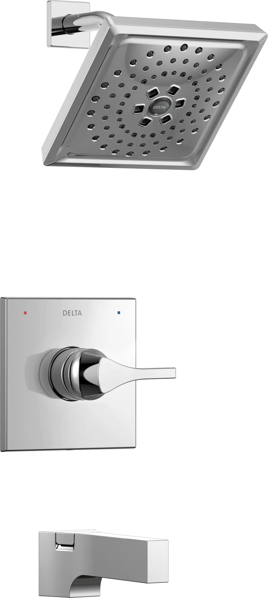 Delta Faucet Zura Monitor 14 Series H2OKineticTub & Shower Trim - Chrome