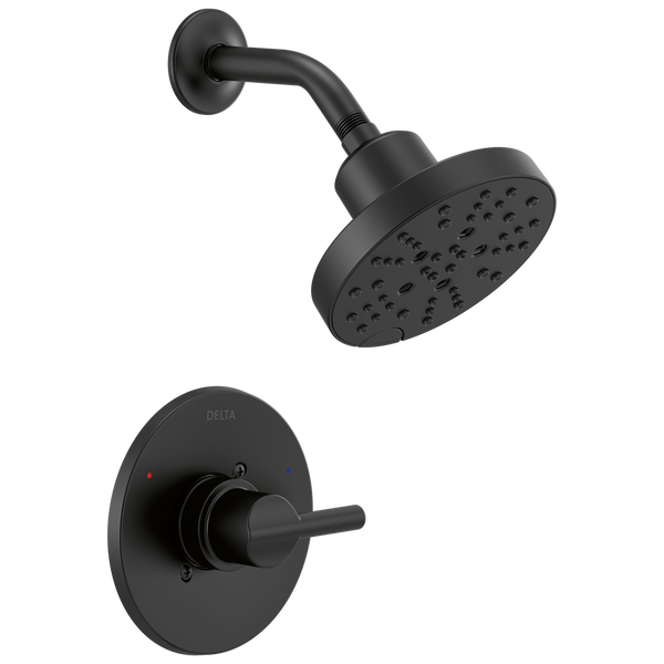 Monitor® 14 Series H2Okinetic® Shower in Matte Black 142749-BL