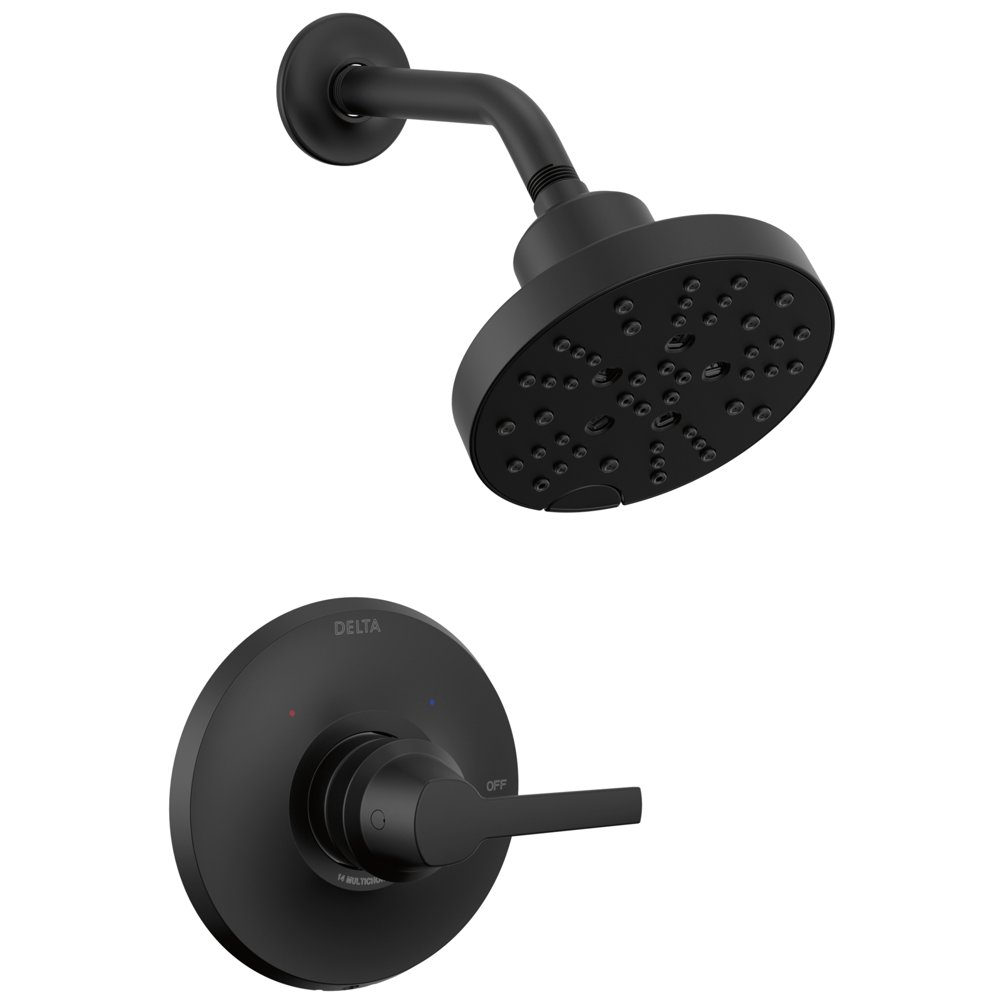 Delta Faucet GaleonE 14 Series Shower Trim with H2OKinetic - Matte Black