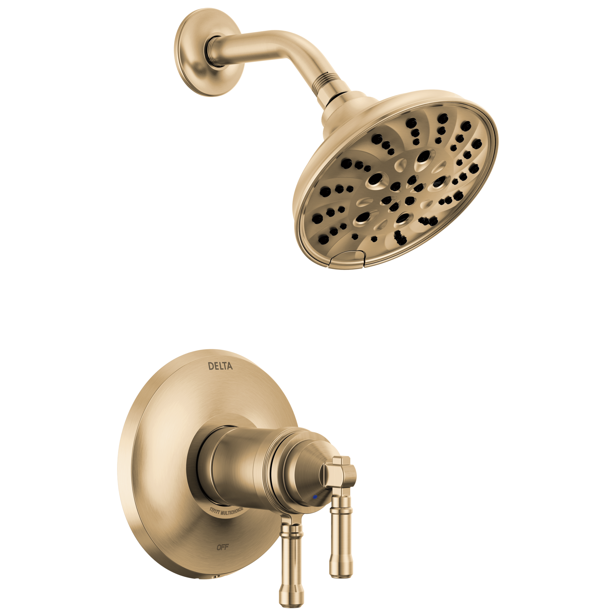 BroderickE 17T Series Shower Trim - Lumicoat Champagne Bronze
