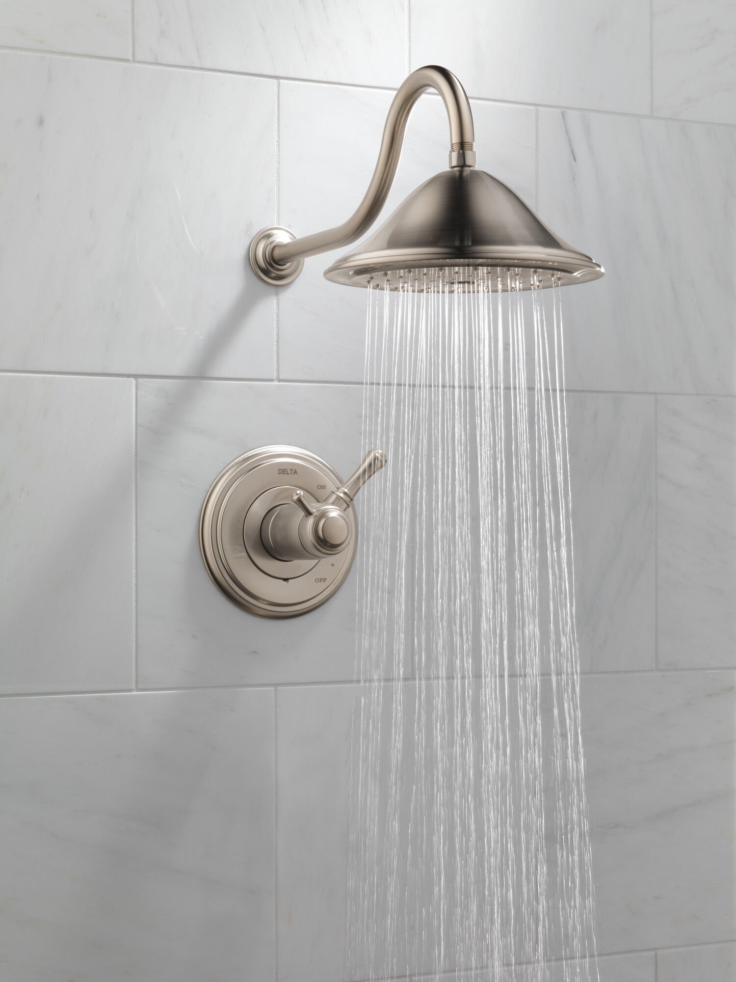 TempAssure® 17T Series Shower Trim in Stainless T17T297-SS | Delta