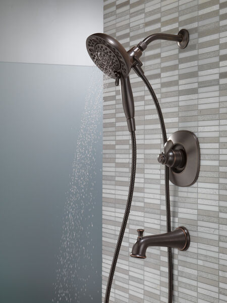 Monitor 14 Series Tub Shower With In2ition In Venetian Bronze 144710 Rb I20 Delta Faucet
