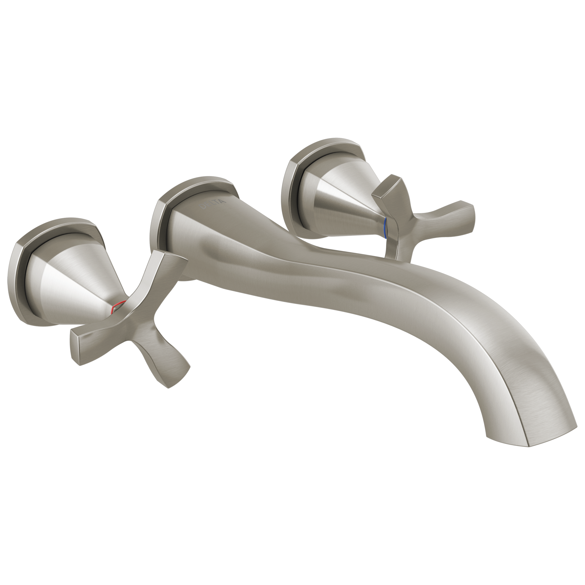 Delta Faucet Stryke Wall Mounted Tub Filler - Lumicoat Stainless