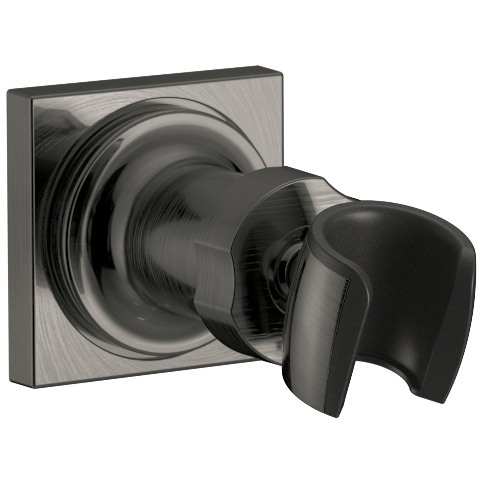 Delta Faucet Universal Showering Components Adjustable Wall Mount for Hand Shower - Lumicoat Black Stainless