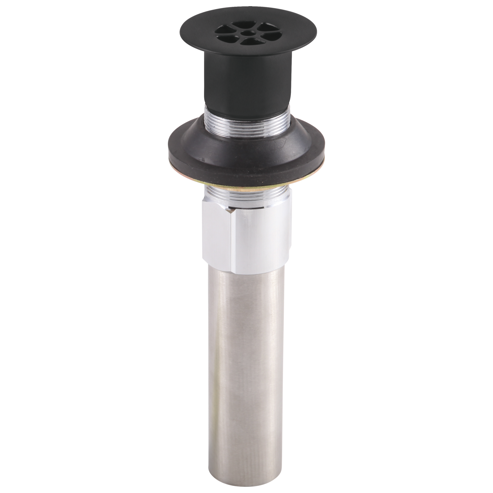 Delta Faucet Zura Grid Strainer - Less Overflow - Bathroom - Matte Black