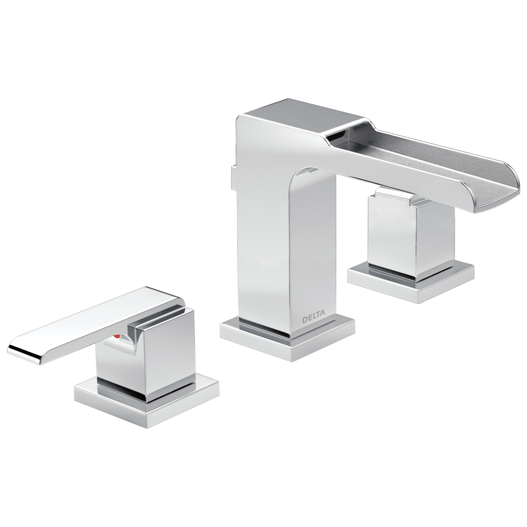 Delta Faucet Ara Two Handle Widespread Channel Bathroom Faucet - Chrome