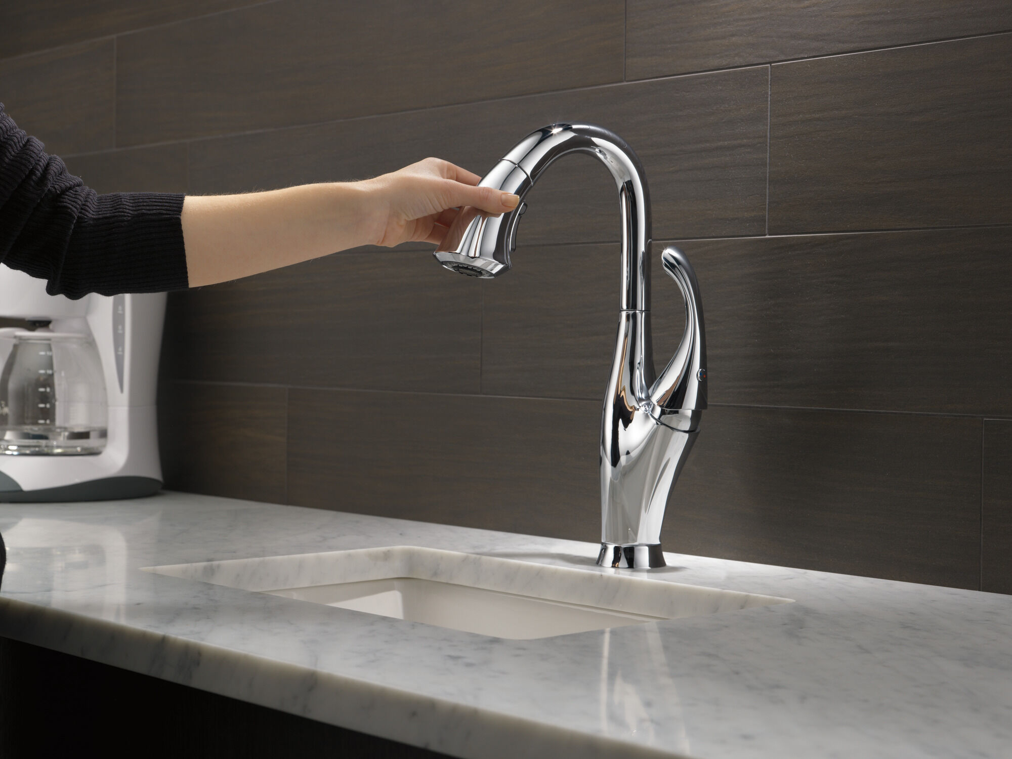 Single Handle Pull-Down Bar / Prep Faucet in Chrome 9992-DST