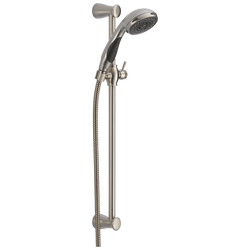Delta In2ition Certified Refurbished Handheld Shower Head – 5-Setting, Stainless Finish, Wall Mount-821829