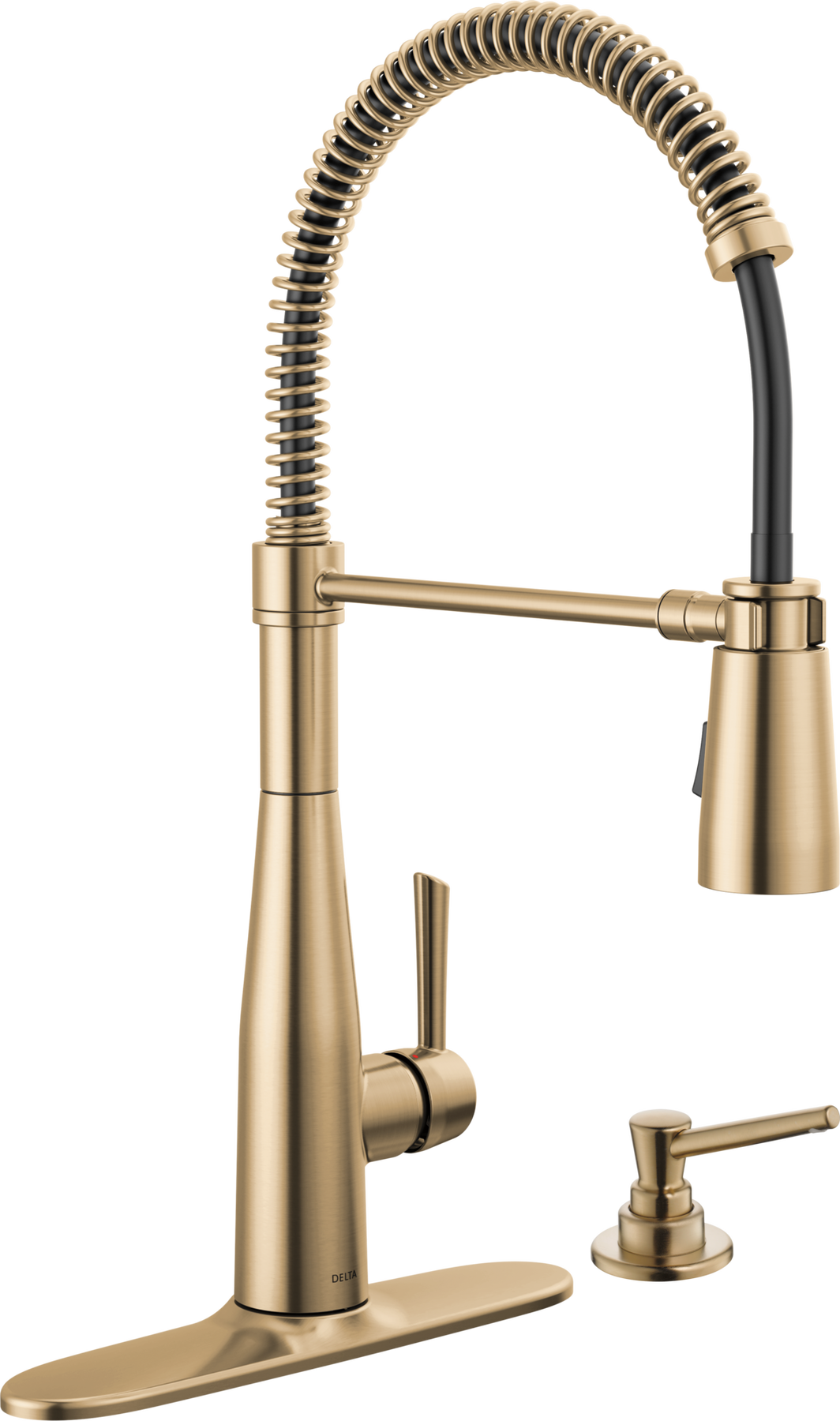 Spring Kitchen Single Handle with Soap Dispenser Bundle in