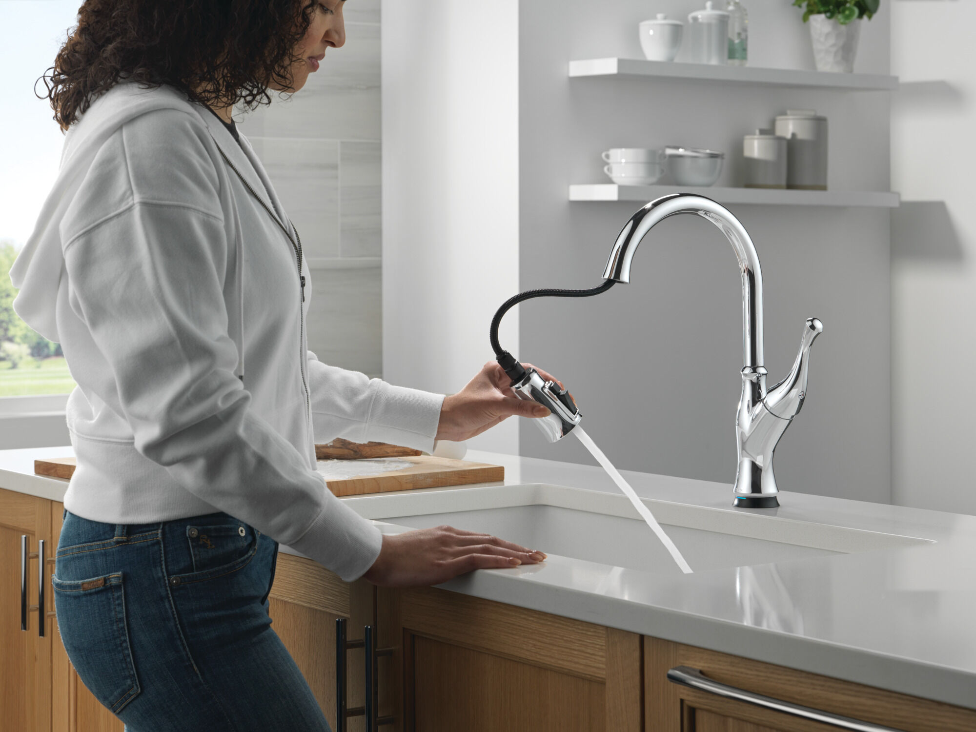 Touch2O® Technology Kitchen Faucet with Touchless Technology in