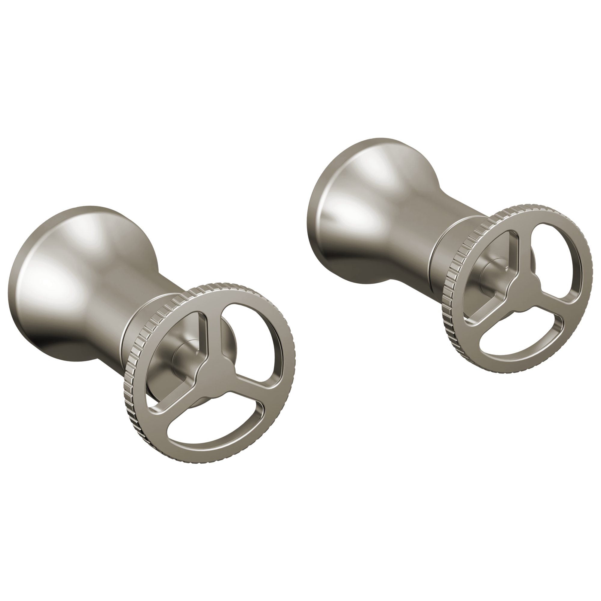 Delta Faucet Trinsic Wheel Handle - Wall Mount Lav - Stainless