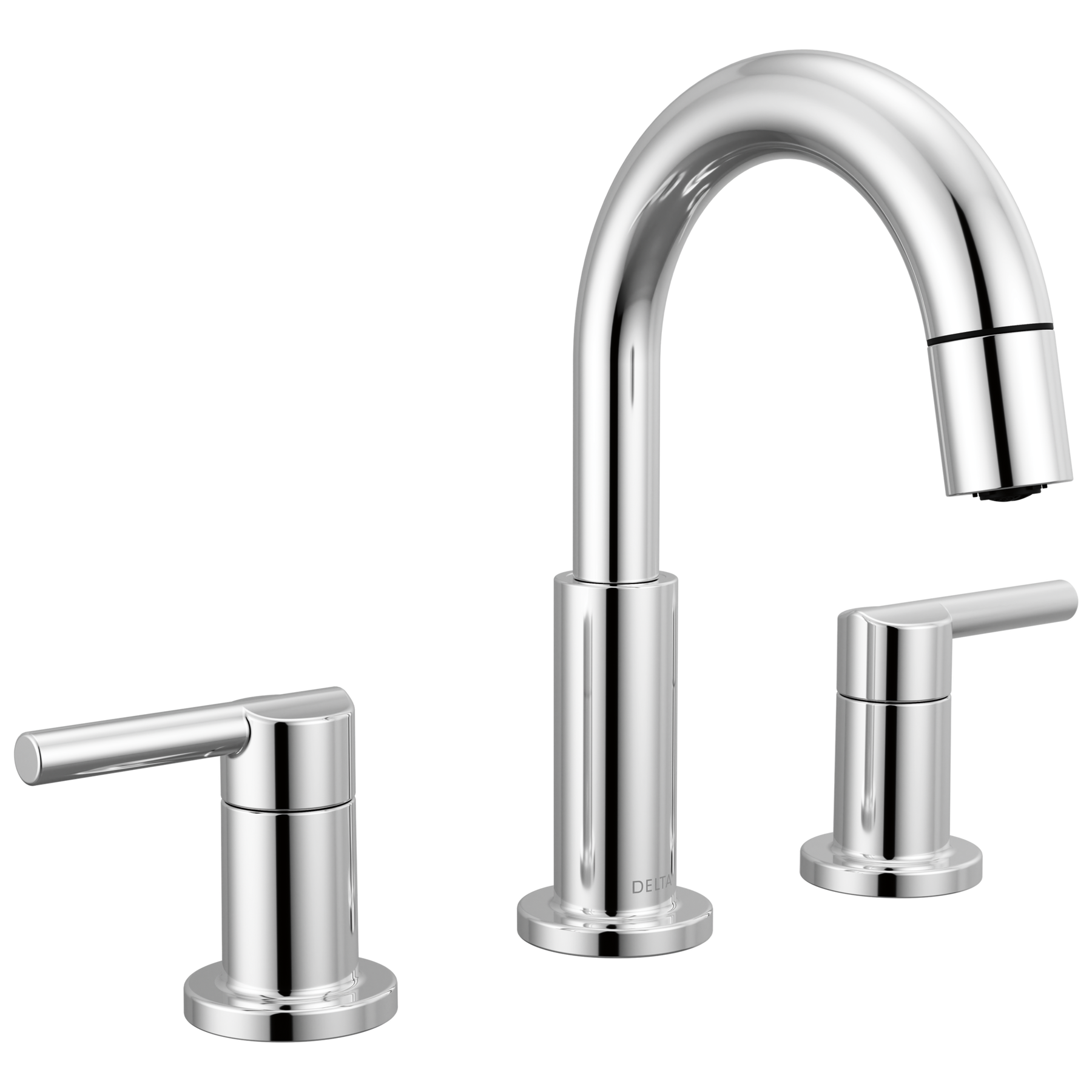 Two Handle Widespread Pull-Down Bathroom Faucet in Chrome 35749LF