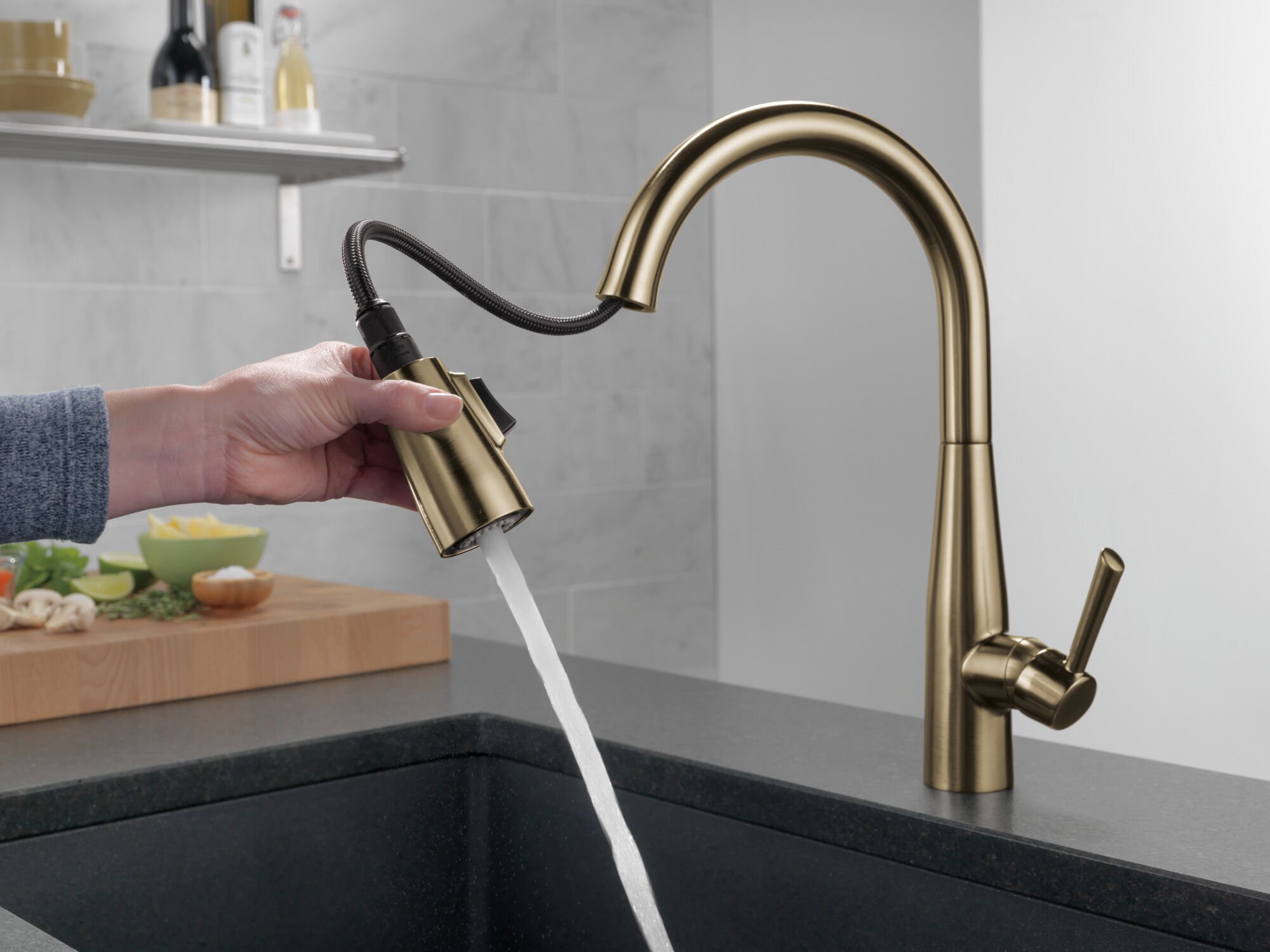 X BURNER ゴールドエディション WSB 2枚セット Pull-Down Kitchen 1L with Soap Disp Bundle in Champagne Bronze