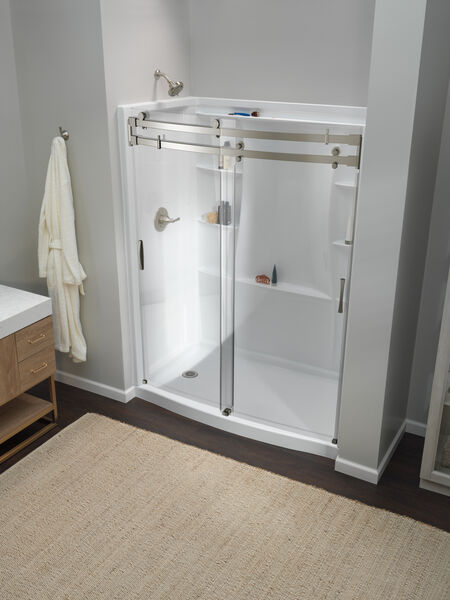 60~x32~ Classic 500 Curved Shower Door, image 6