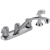Two Handle Kitchen Faucet with Spray in Chrome 2400LF — thumbnail 2