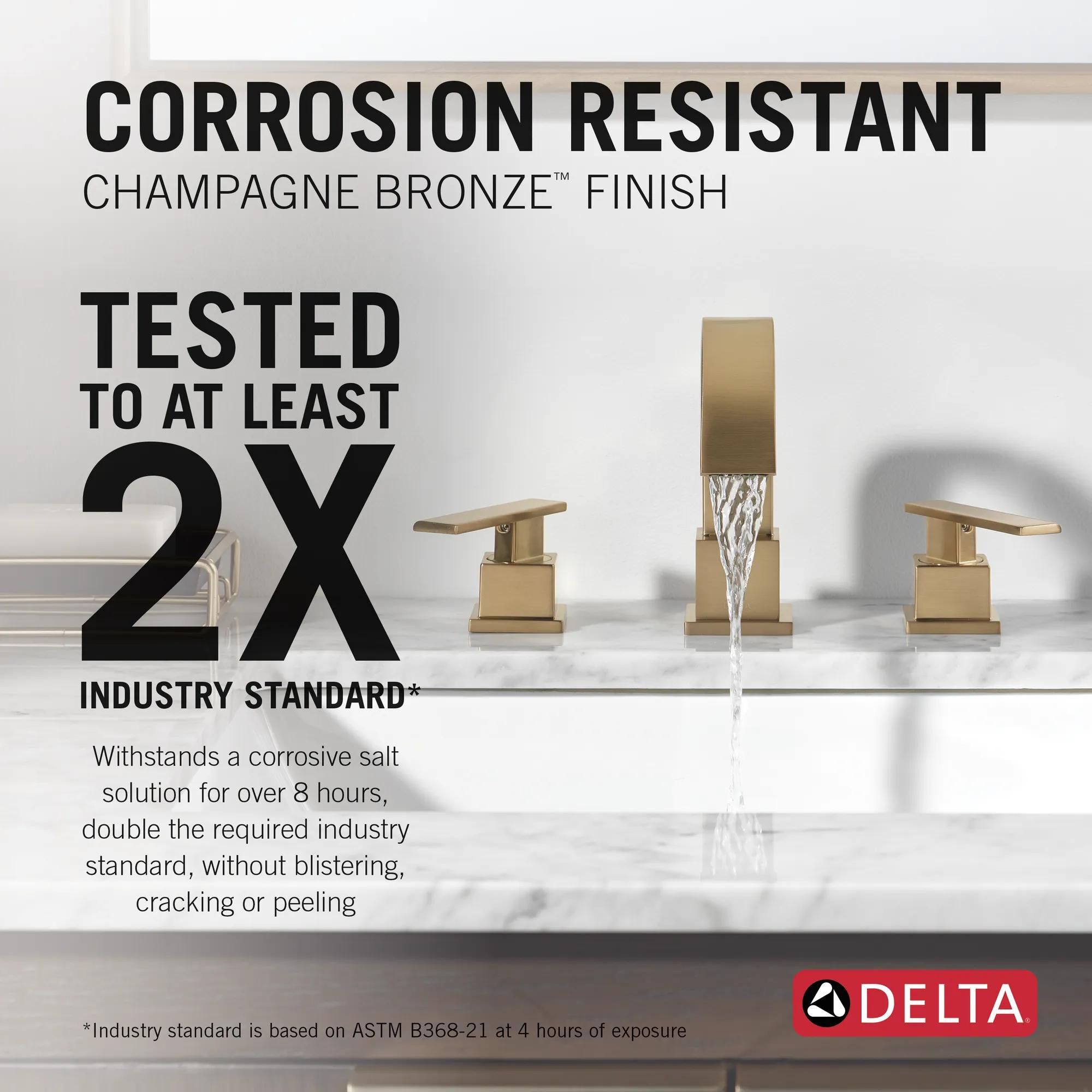 Two Handle Widespread Bathroom Faucet in Champagne Bronze 3553LF