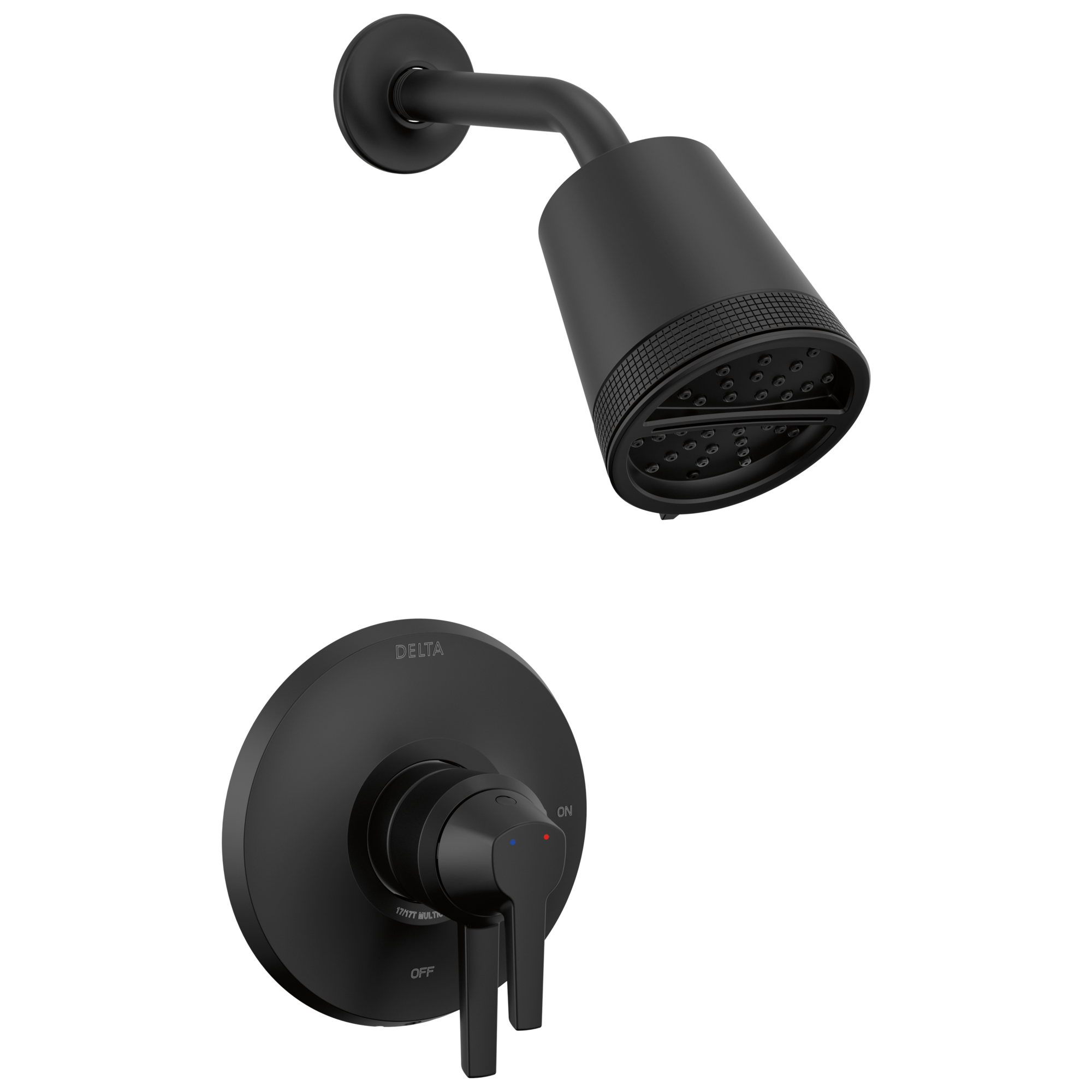 Delta Faucet GaleonE 17 Series Shower Trim with Cylinder SH - Matte Black