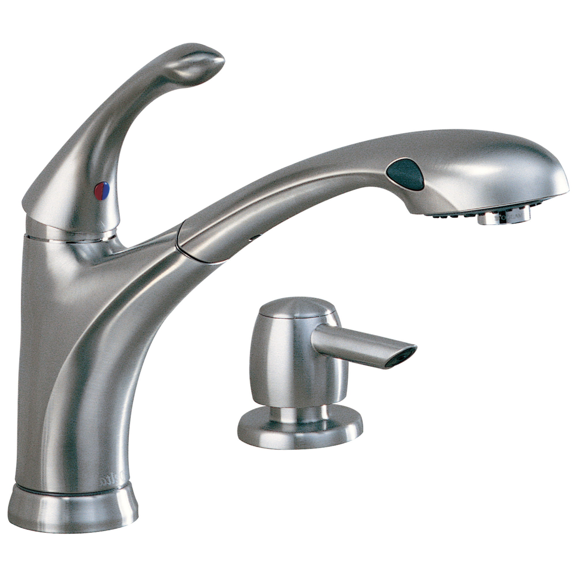 FREE PRIORITY Delta 16927-SSSD-DST Debonair Stainless Pull Out Kitchen Faucet 