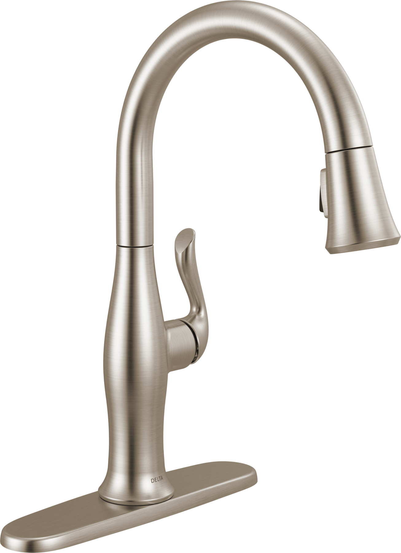 Single Handle Pull-Down Kitchen Faucet in Stainless 19729LF-SS