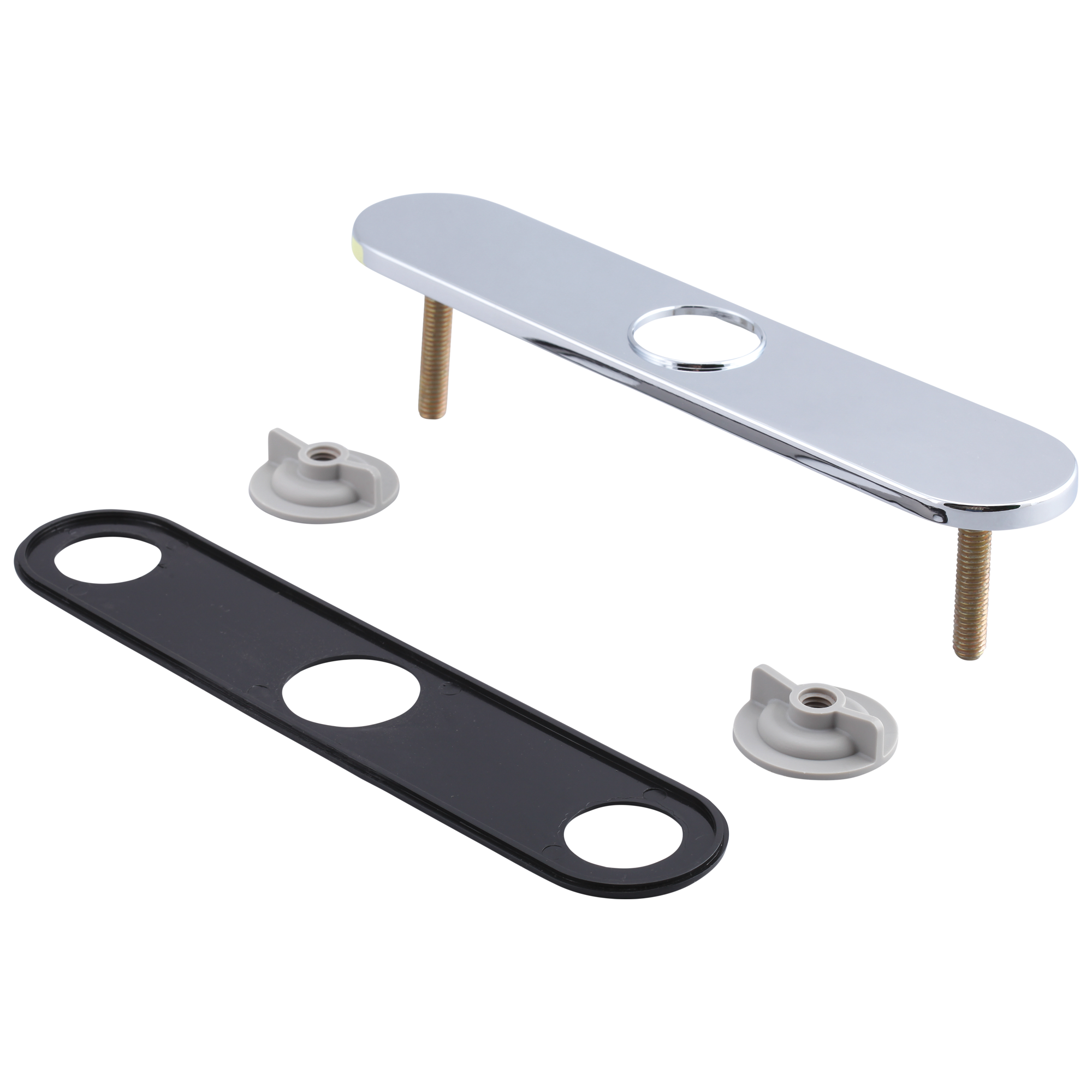 Delta Faucet MandolinE Escutcheon, Baseplate & Bolts - Chrome