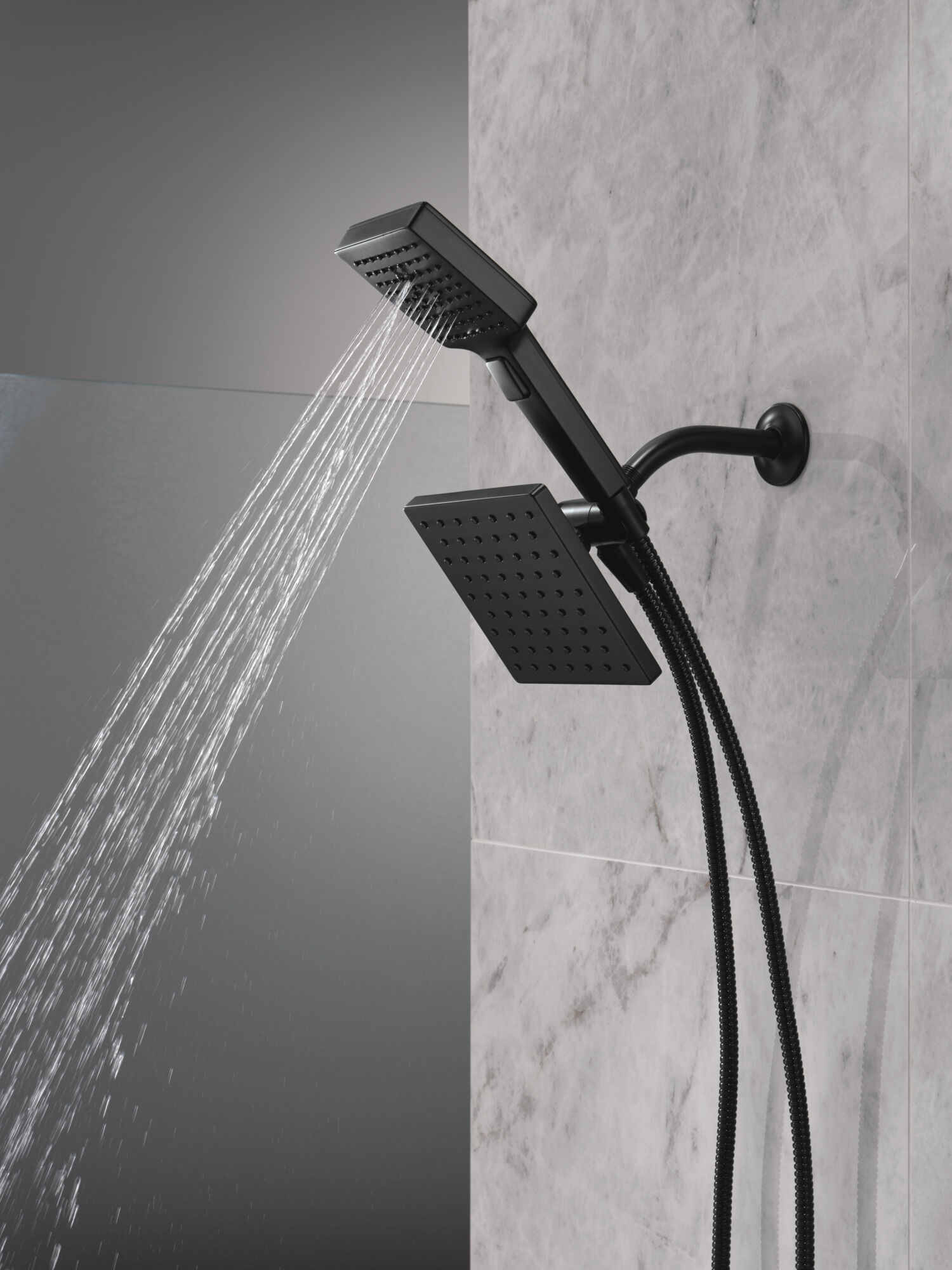 5-Setting Two-in-One Combination Shower with Additional Mount in