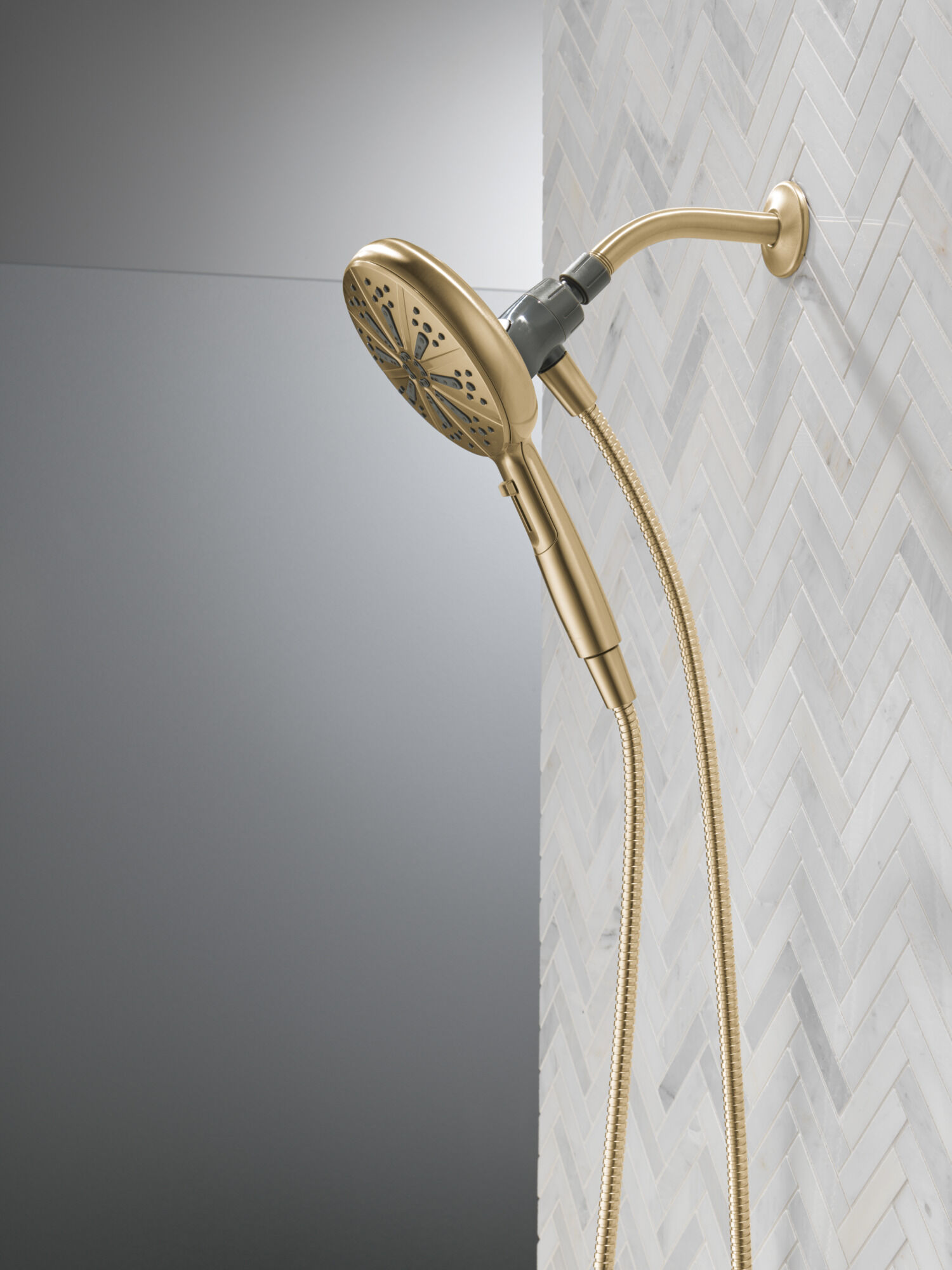 6-Setting SureDock® Magnetic Hand Shower in Champagne Bronze