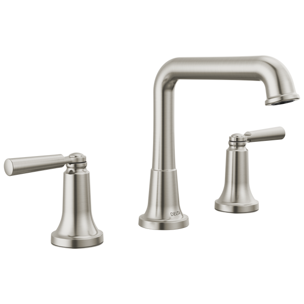 Two Handle Widespread Bathroom Faucet in Stainless 3536-SSMPU-DST