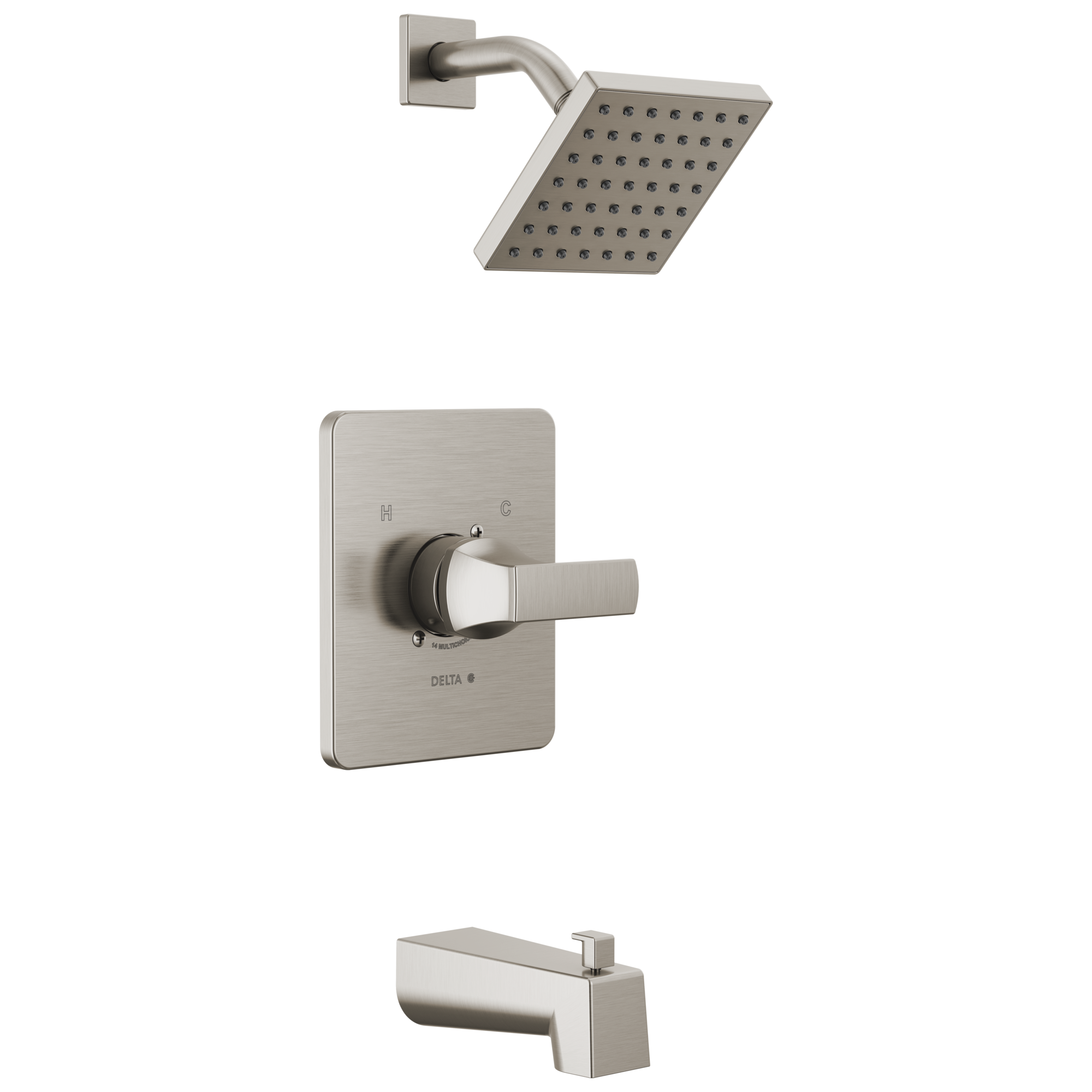 Delta Faucet VelumE Monitor 14 Series Tub & Shower - Stainless