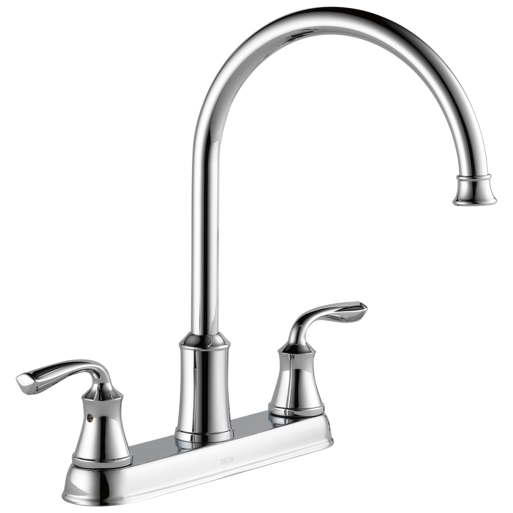 Two Handle Kitchen Faucet (Recertified) in Chrome 21715LF-R | Delta Faucet