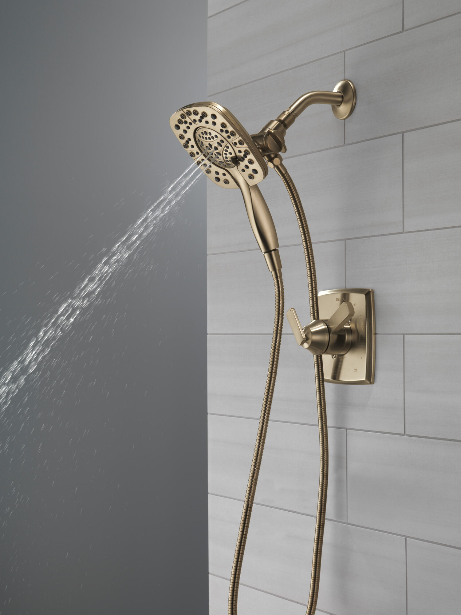 Monitor® 17 Series Shower Trim with In2ition® Two-in-One Shower in