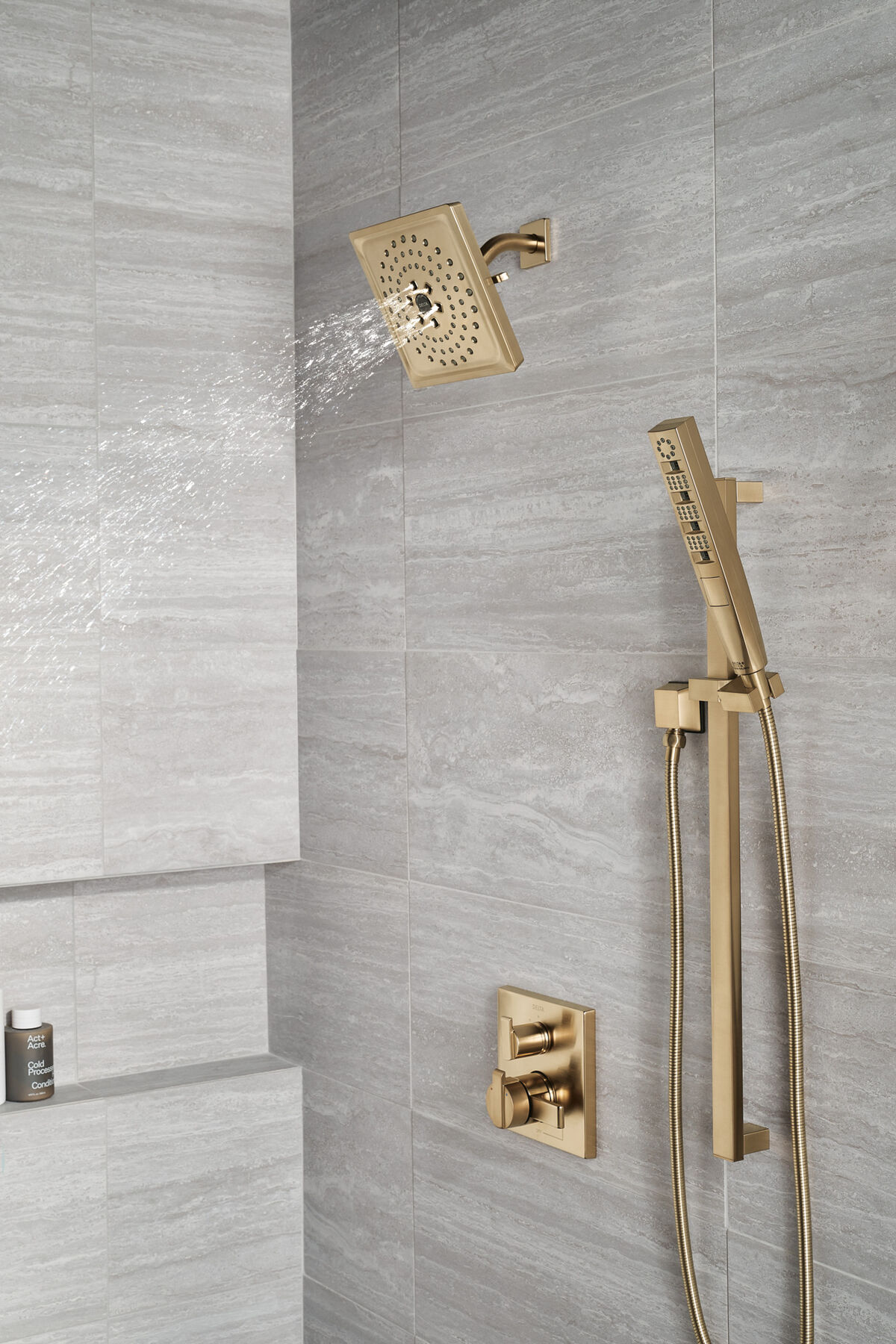 Angular Modern Monitor® 17 Series Valve Trim with 3-Setting  