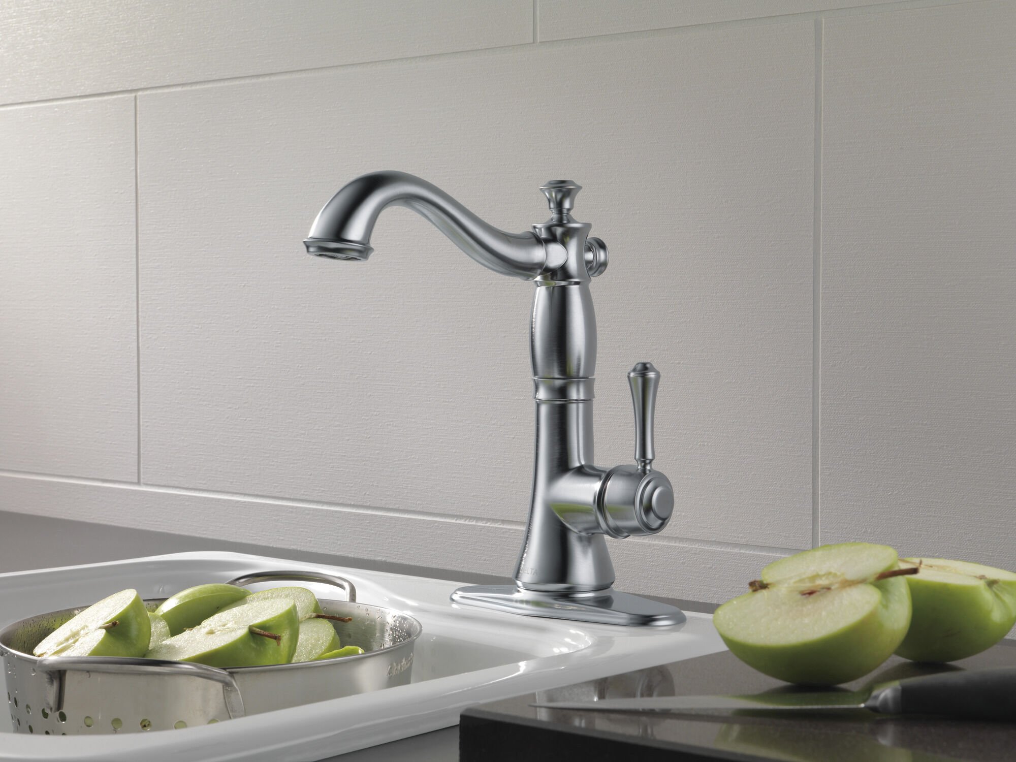 Single Handle Bar / Prep Faucet in Arctic Stainless 1997LF-AR