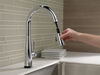 VoiceIQ® Single Handle Pull-Down Faucet with Touch<sub>2</sub>O® Technology