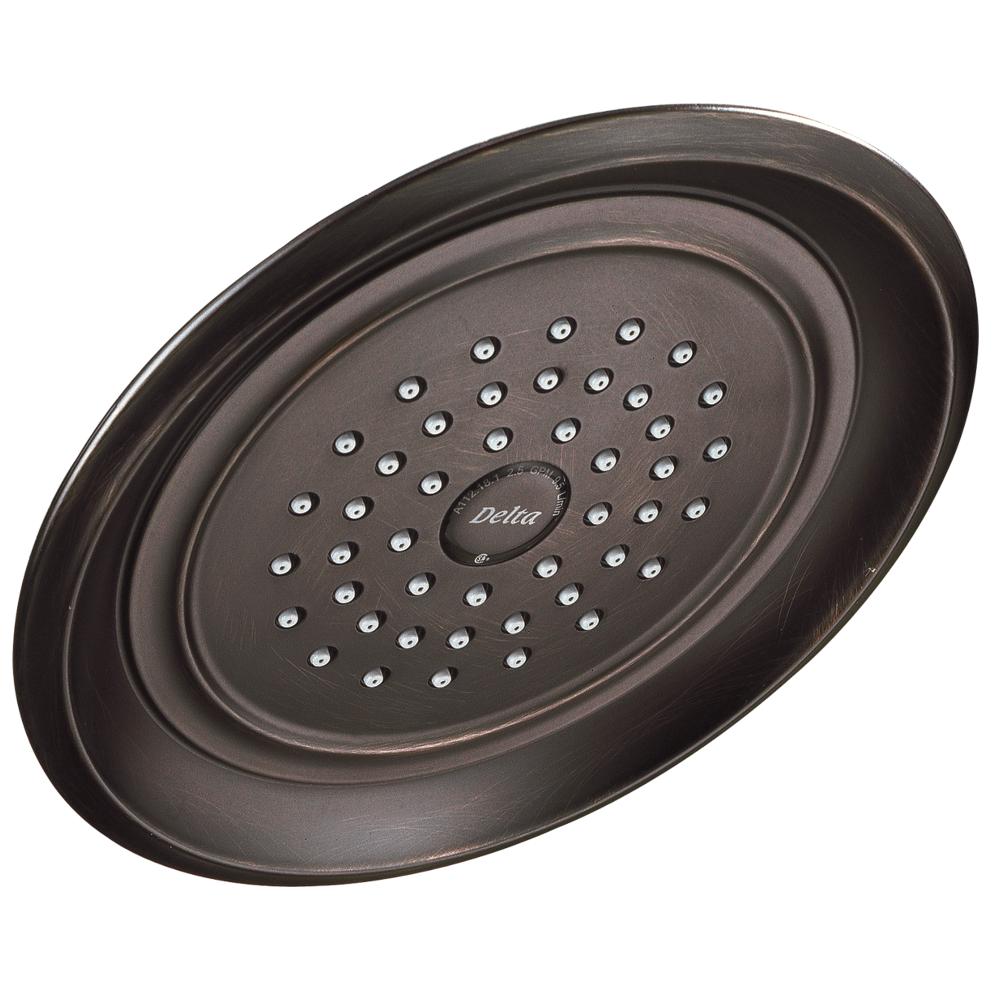 Delta Faucet Universal Showering Components Single-Setting Raincan Shower Head - Venetian Bronze