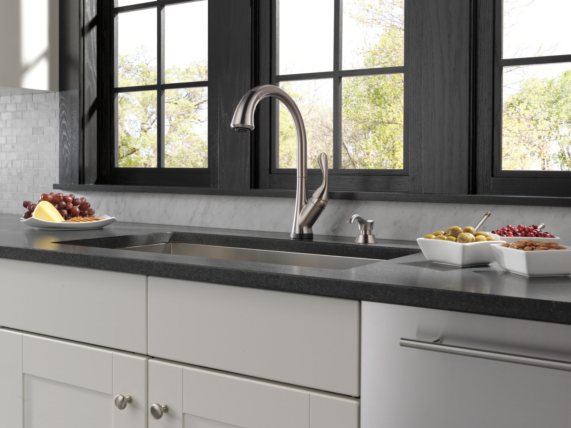 Single Handle Pull-Down Kitchen Faucet with Touch2O® Technology
