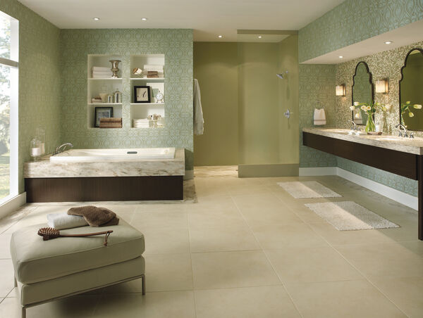 Roman Tub With Hand Shower Trim In, Roman Tub Tile Ideas For Living Room