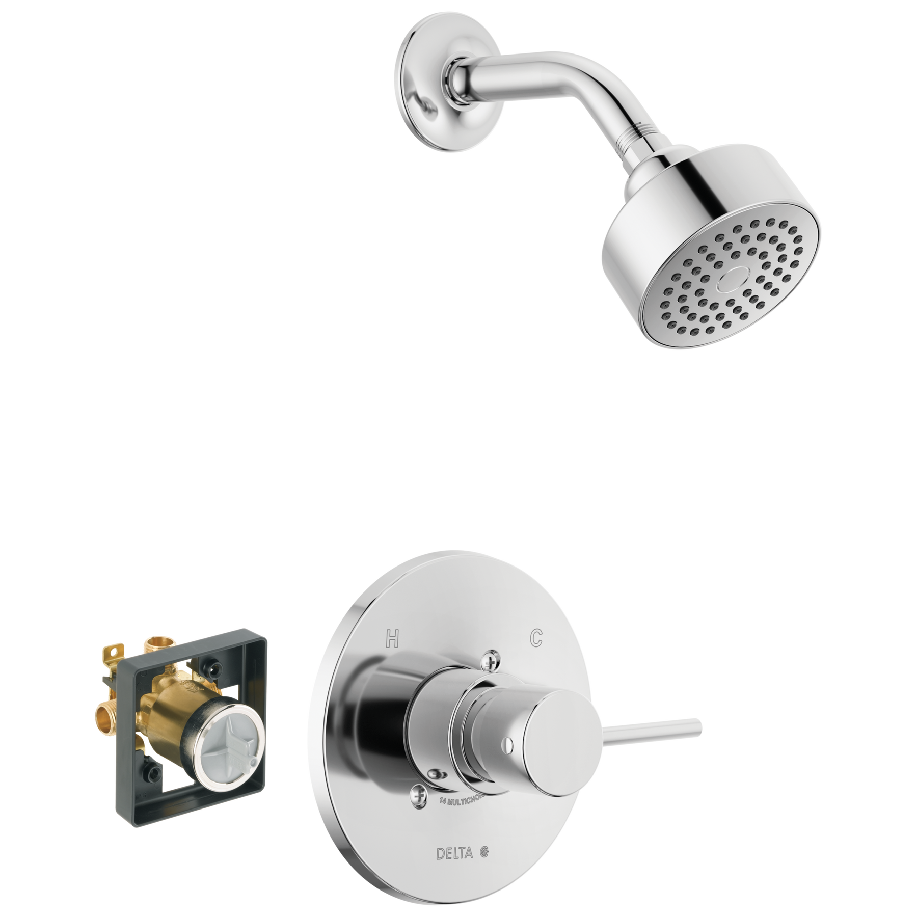 Shower Trim with Rough Bundle - 14 Series