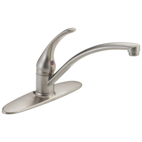 Single Handle Kitchen Faucet in Stainless B1310LF-SS | Delta Faucet