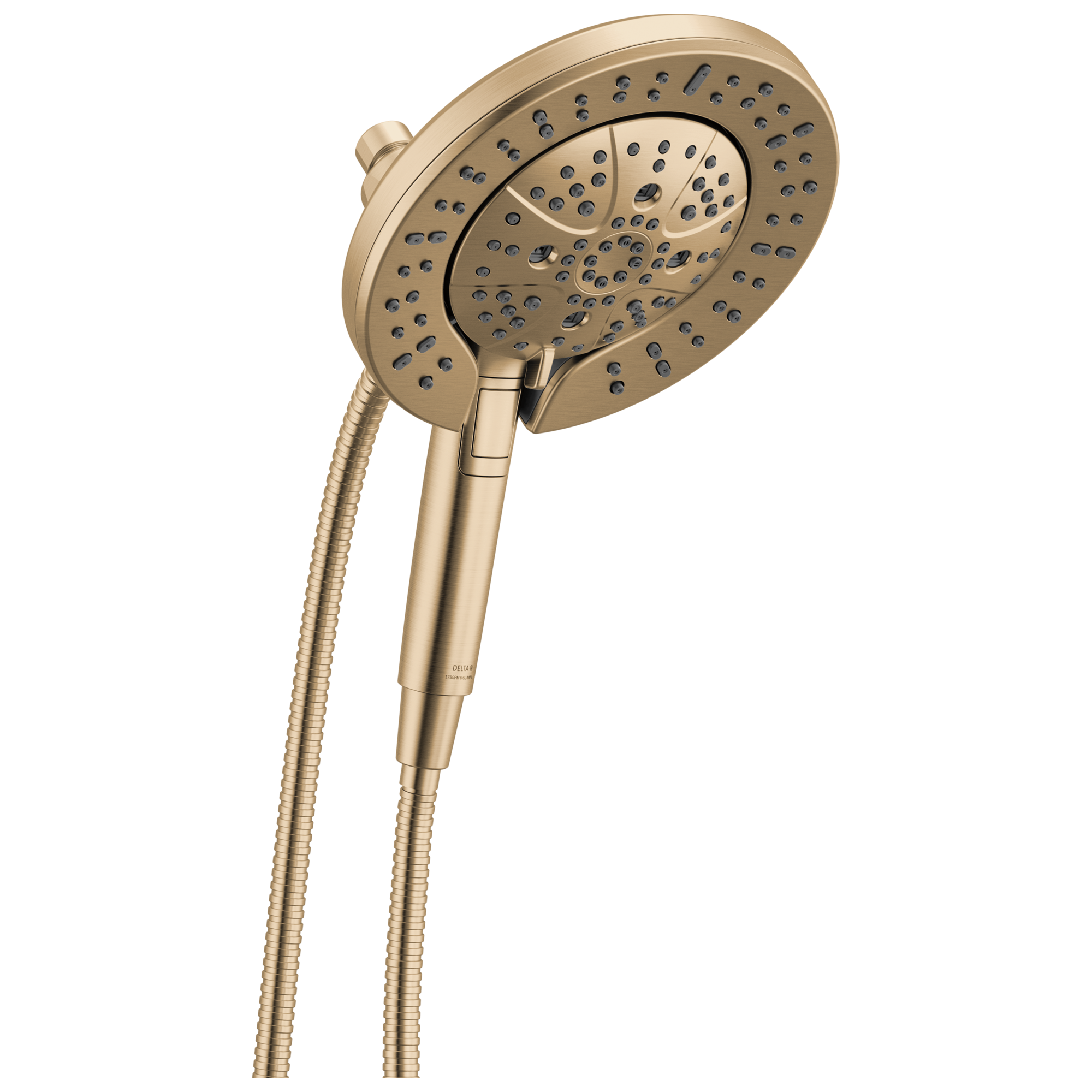 Delta 52488-CZ-PR Dusch-Handbrause In Champagner Bronze – 7 Sprüheinstellungen Mit H2Okinetic Technologie