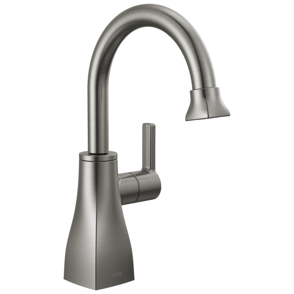 Contemporary Square Beverage Faucet in Black Stainless 1940KSDST