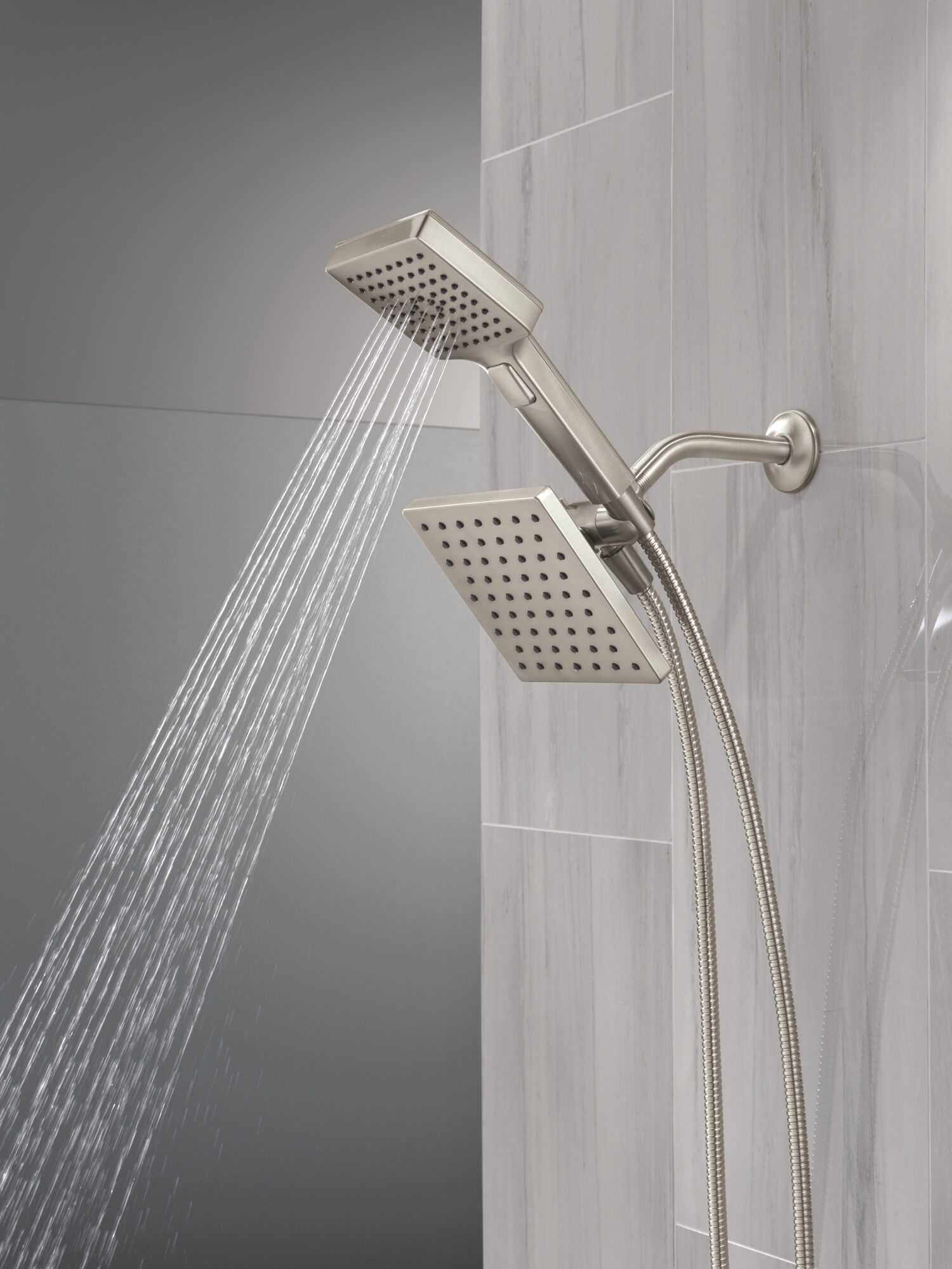 5-Setting Two-in-One Combination Shower with Additional Mount in
