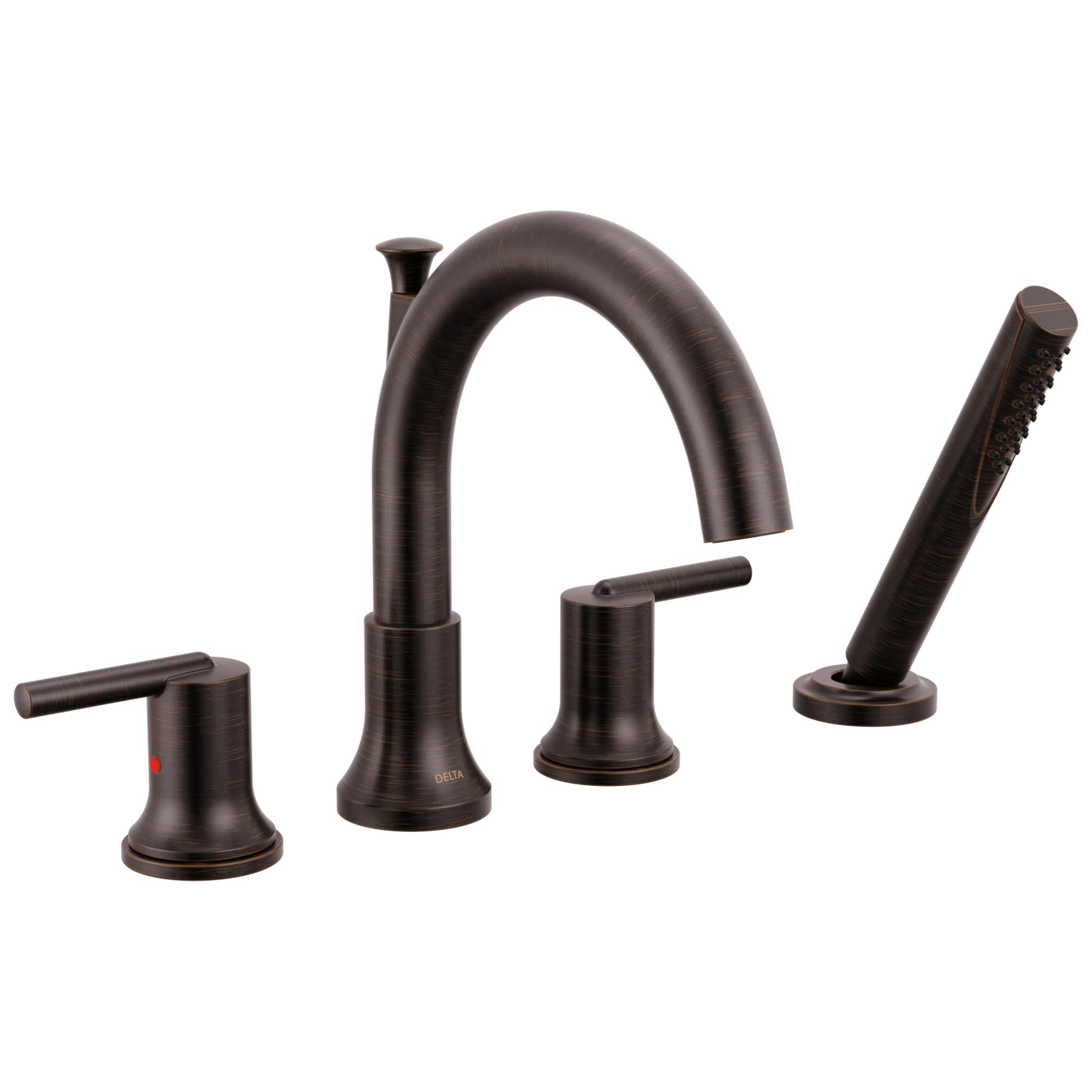 Roman Tub with Hand Shower Trim in Venetian Bronze T4759-RB