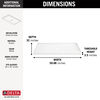 EverEdge Shower Base 60"x32" Center Drain