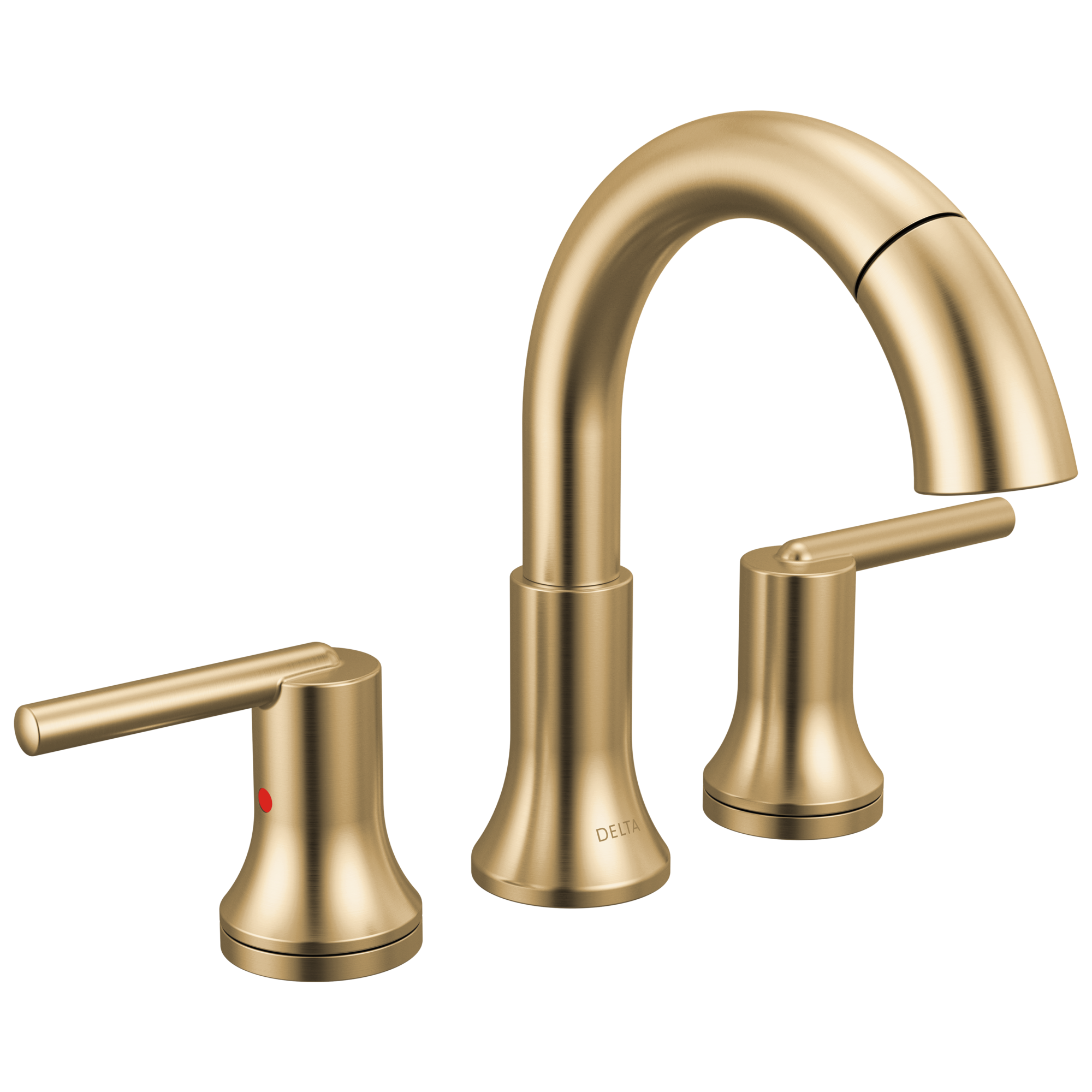 Delta Faucet Trinsic Two Handle Widespread Pull Down Bathroom Faucet - Champagne Bronze
