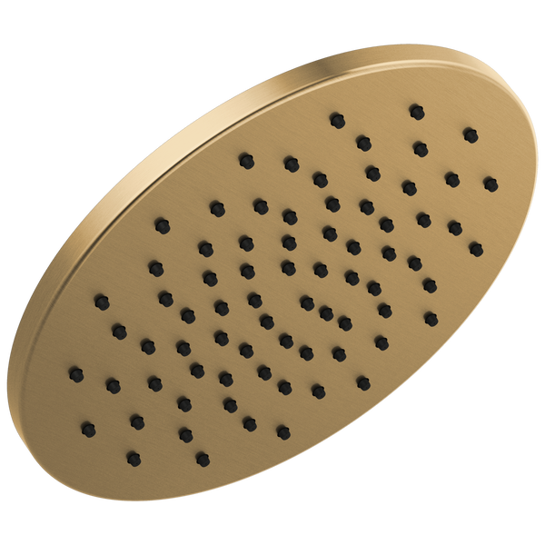 Single-Setting Metal Raincan Shower Head in Champagne Bronze 52158
