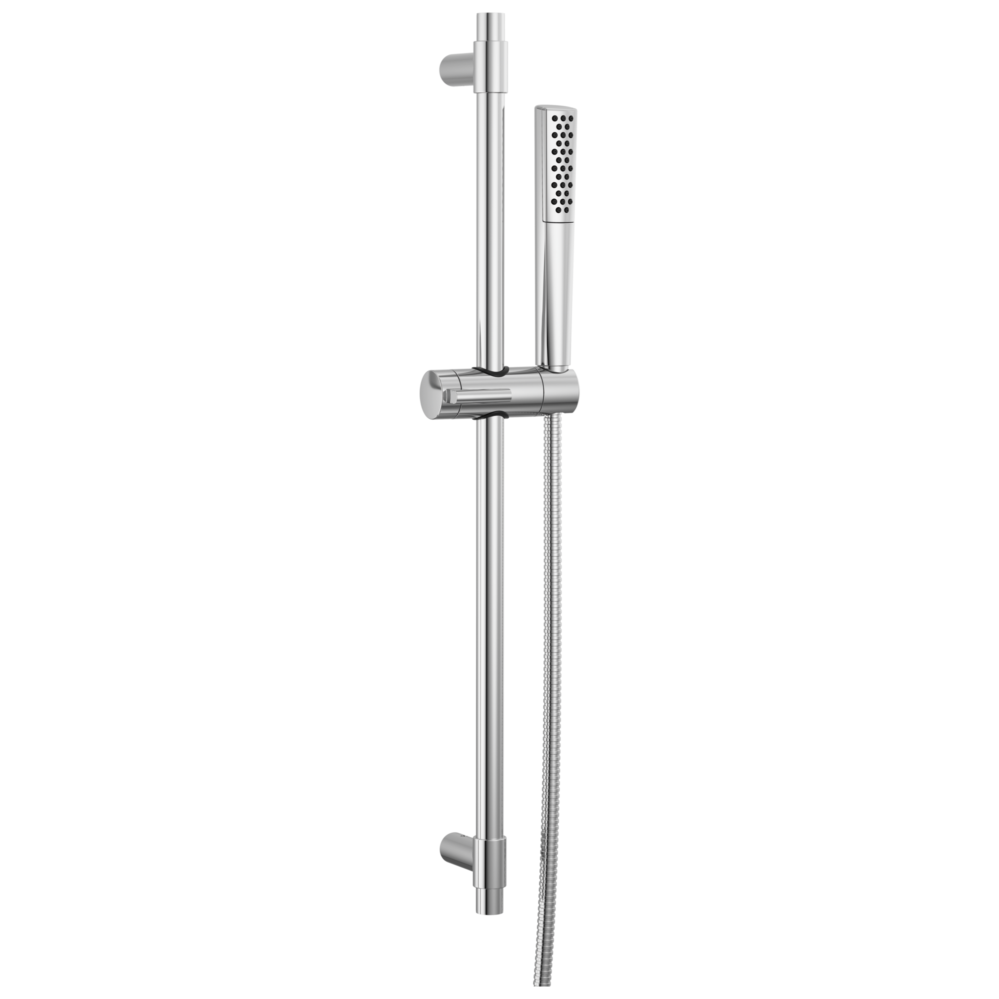 Delta Faucet Universal Showering Components Premium Single-Setting Slide Bar Hand Shower - Lumicoat Chrome