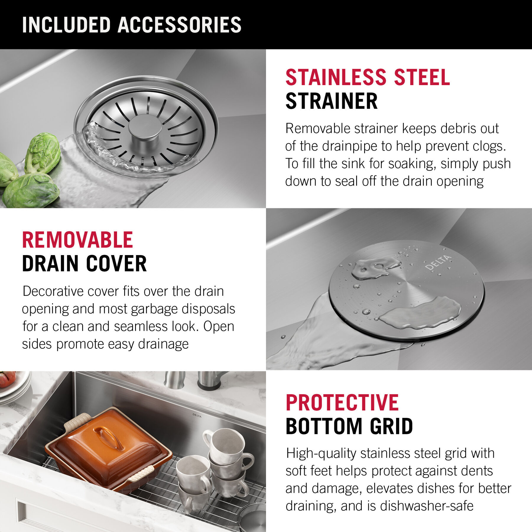Kitchen Sink Drain Pipe Stainless Steel